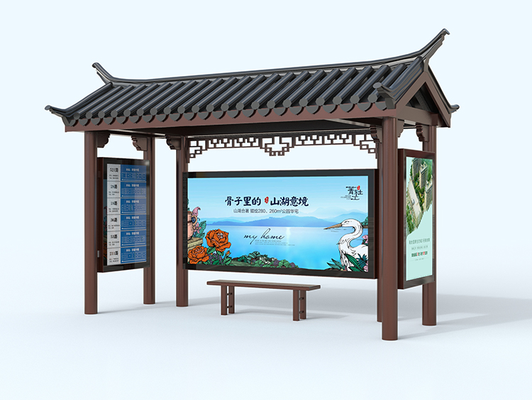 智能公交站候车亭的尺寸规格是什么样子